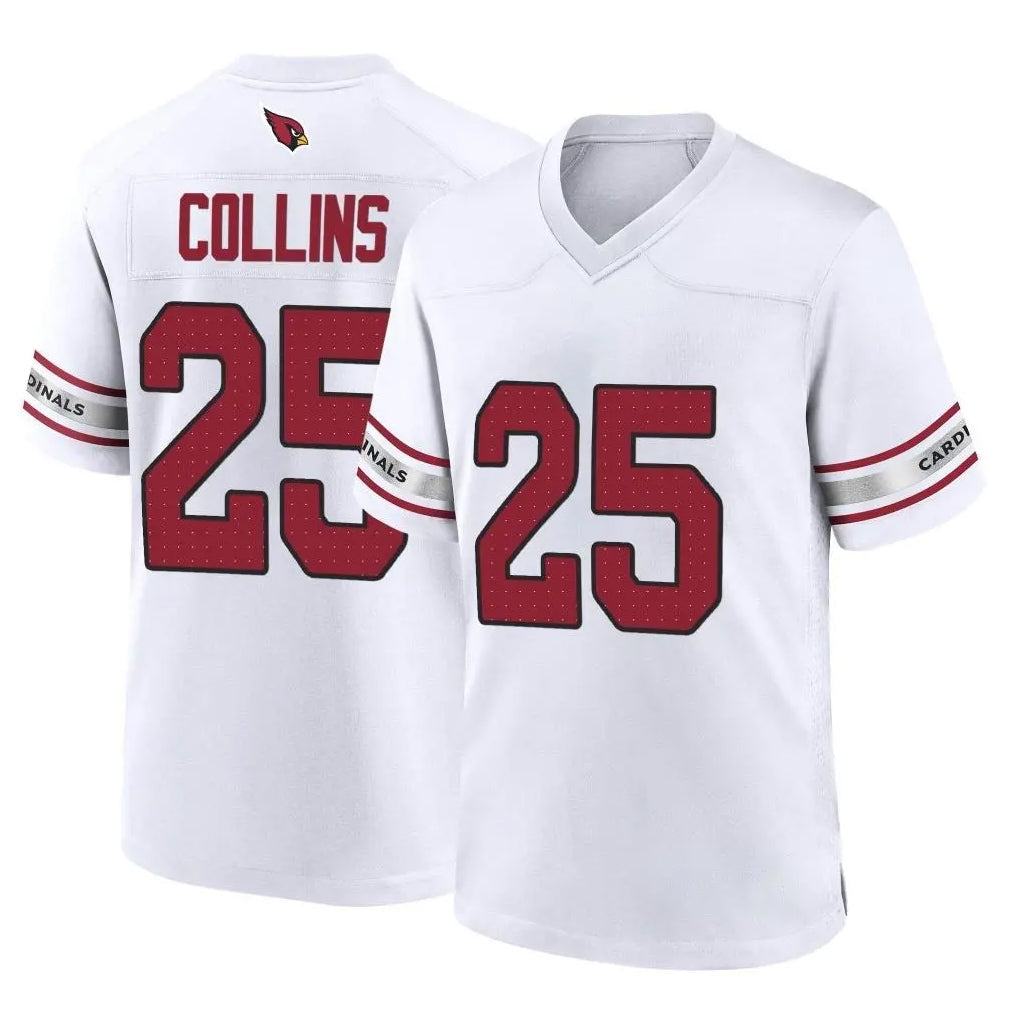 Cooneas A.Cardinals #25 Zaven Collins Player White Home Game Stitched Jerseys