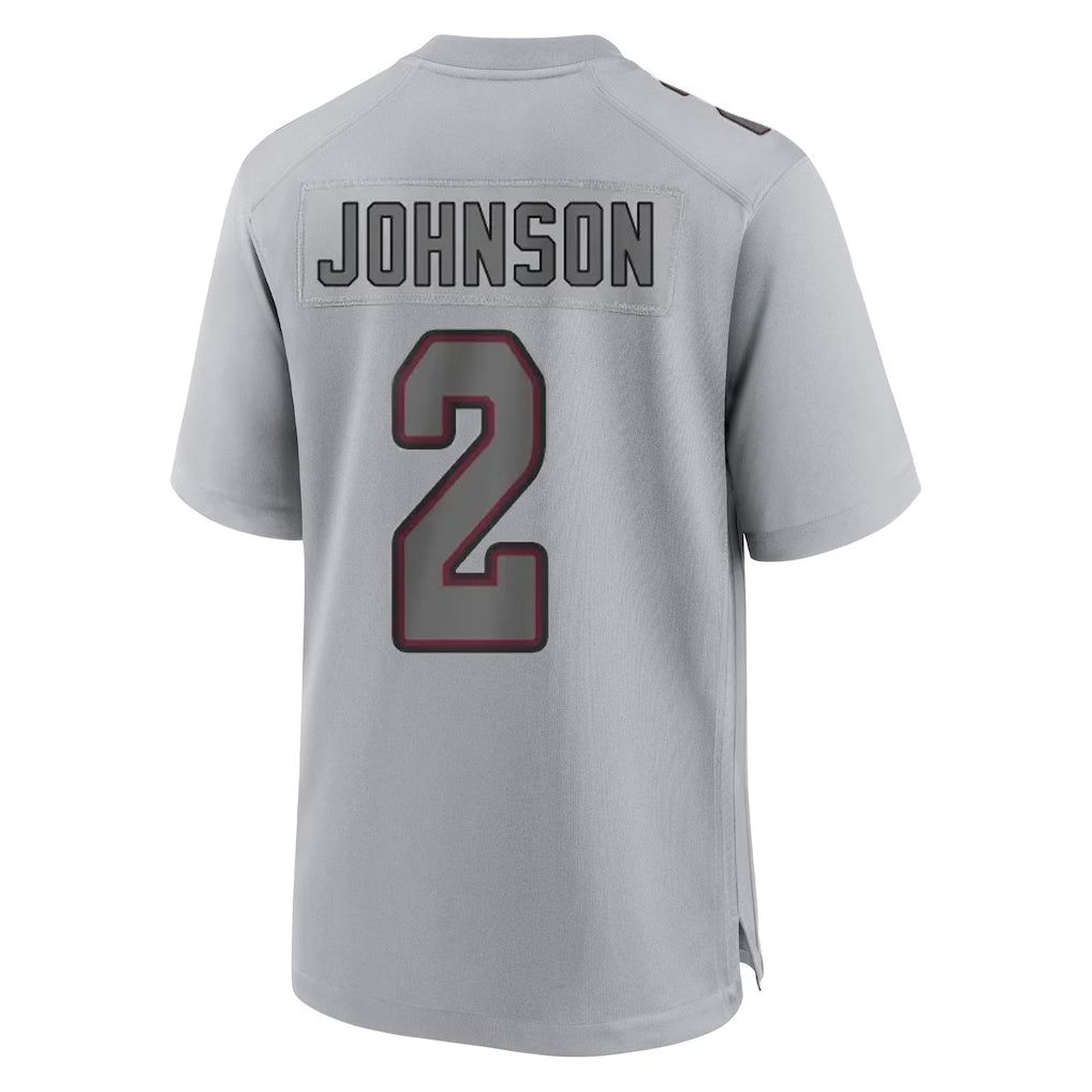 Cooneas A.Cardinals #2 Will Johnson Player Gray Fashion Home Game Stitched Jerseys