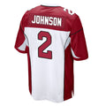 Cooneas A.Cardinals #2 Will Johnson Player White Cardinal Home Game Stitched Jerseys