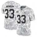 Cooneas A.Cardinals #33 Trey Benson Player Camo Salute to Service Limited Stitched Jerseys