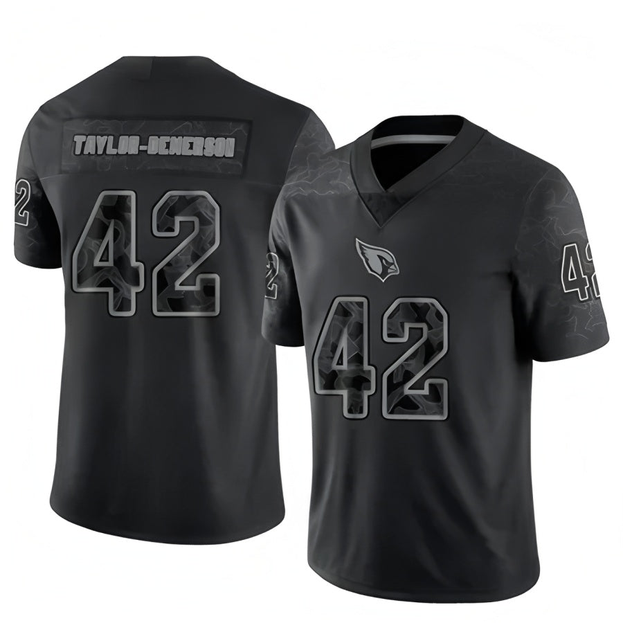 Cooneas A.Cardinals #42 Dadrion Taylor-Demerson Player Black RFLCTV Limited Stitched Jerseys