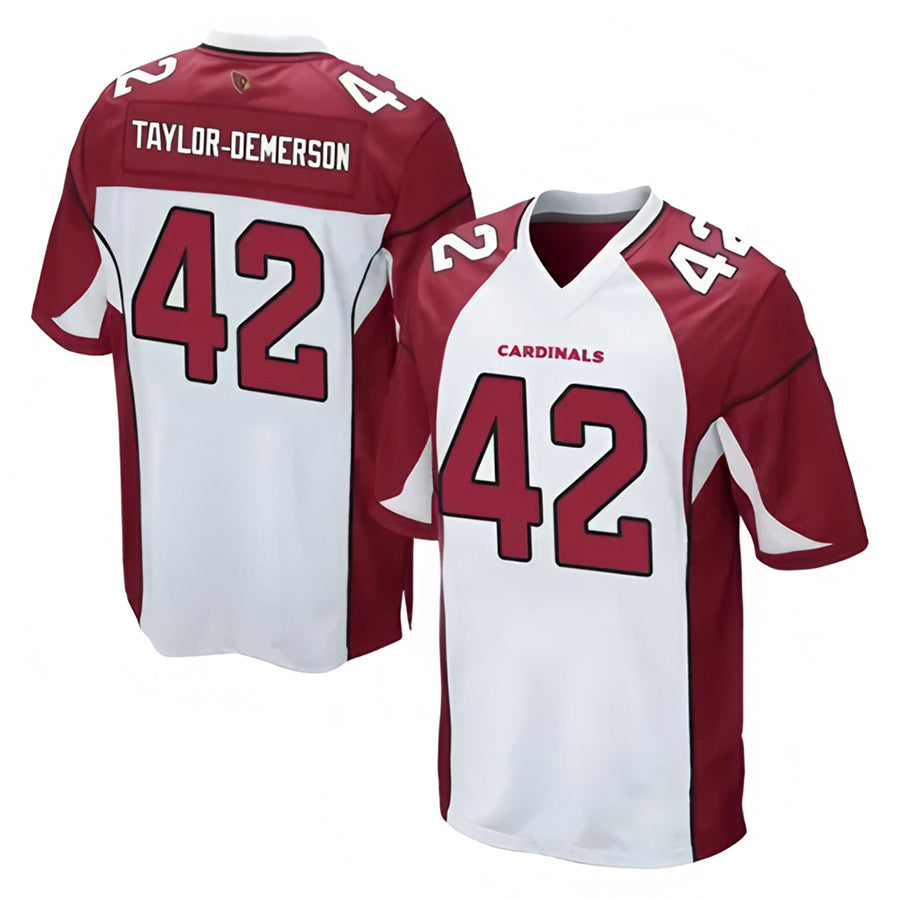 Cooneas A.Cardinals #42 Dadrion Taylor-Demerson Player Whtie Game Stitched Jerseys