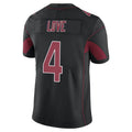 Cooneas A.Cardinals #4 Jeremiyah Love Player Black Limited Elite Home Game Stitched Jerseys