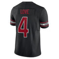 Cooneas A.Cardinals #4 Jeremiyah Love Player Black Vapor F.U.S.E. Limited Home Game Stitched Jerseys