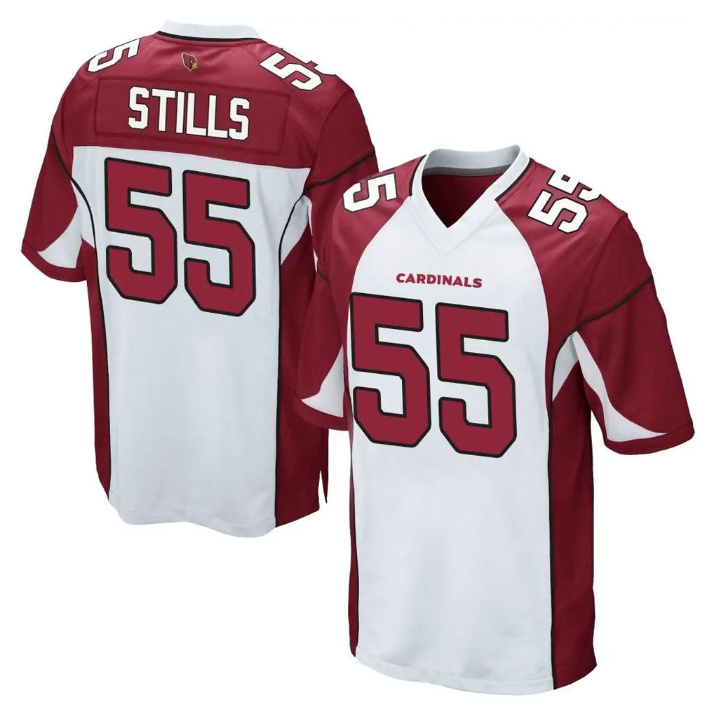 Cooneas A.Cardinals #55 Dante Stills Player White Cardinal Home Game Stitched Jerseys