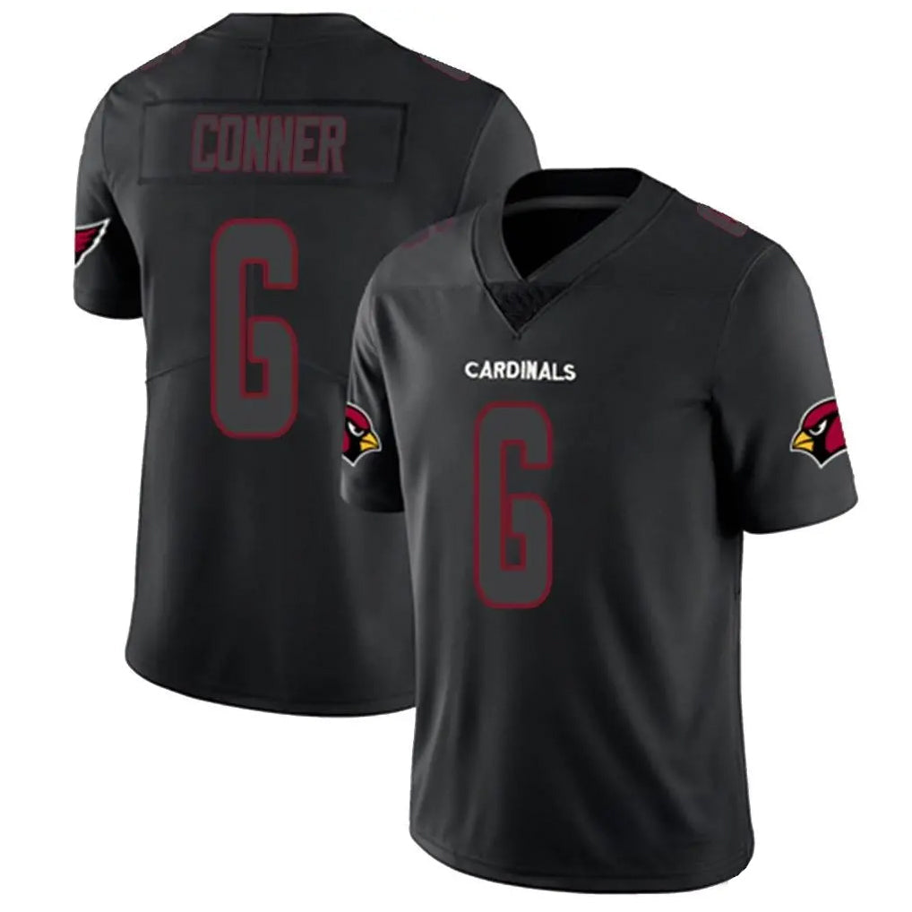 Cooneas A.Cardinals #6 James Conner Player Black Impact Limited Home Game Stitched Jerseys