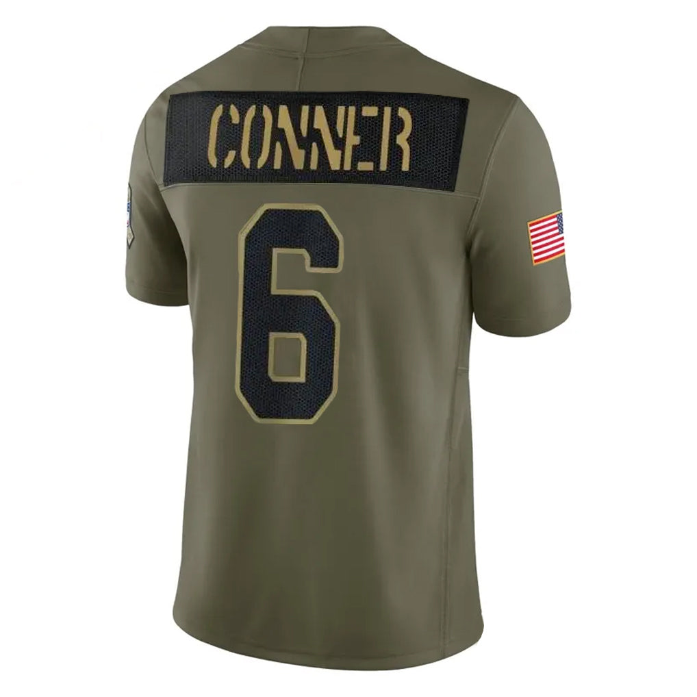 Cooneas A.Cardinals #6 James Conner Player Olive Salute To Service Home Game Stitched Jerseys