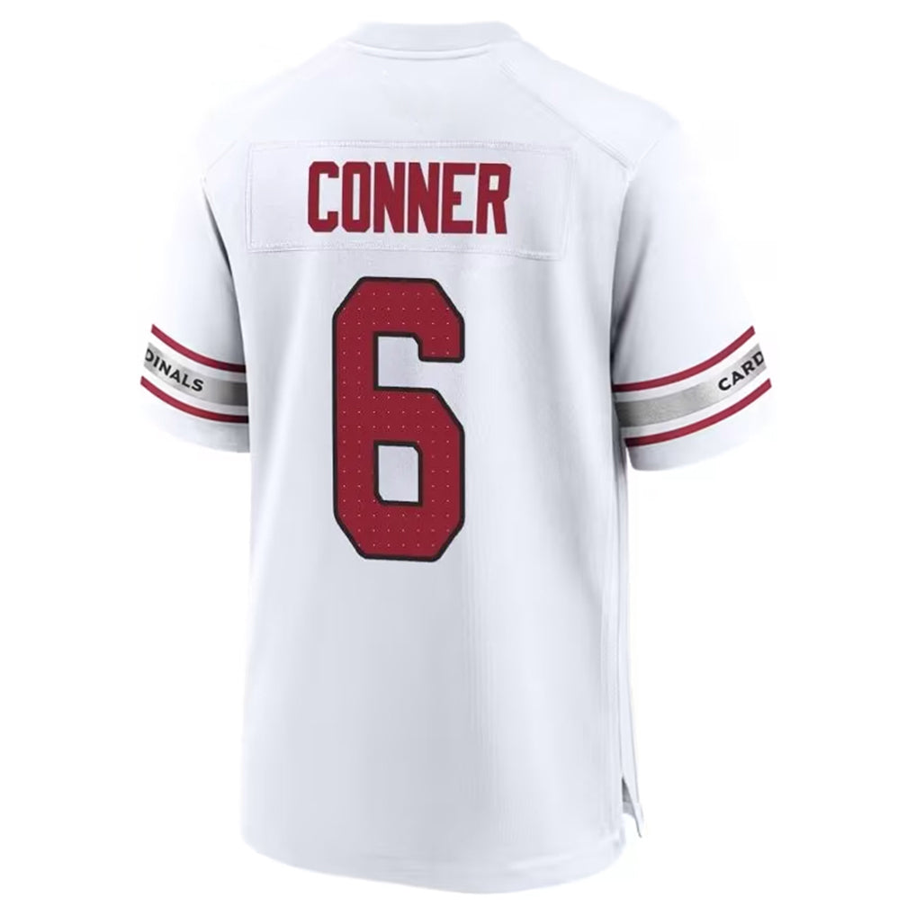 Cooneas A.Cardinals #6 James Conner Player White Home Game Stitched Jerseys