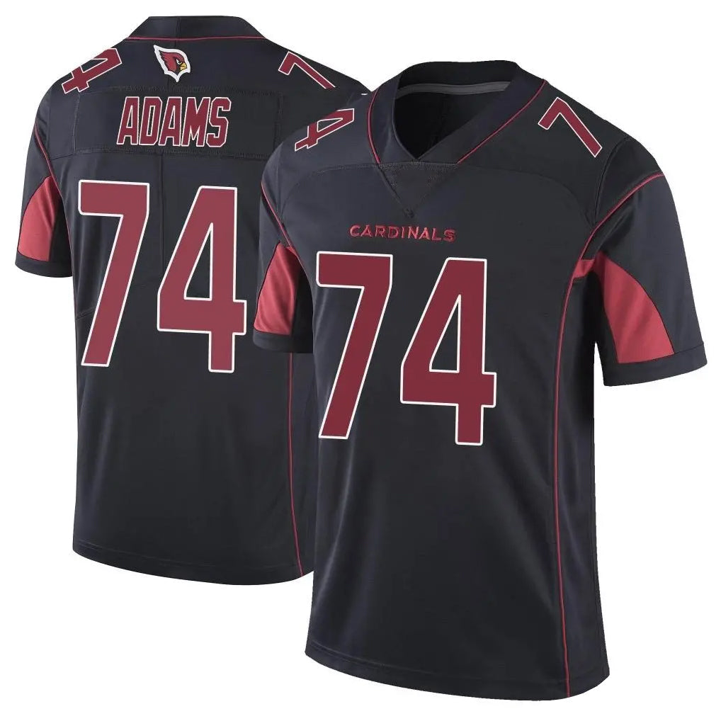 Cooneas A.Cardinals #74 Isaiah Adams Player Black Limited Elite Home Game Stitched Jerseys