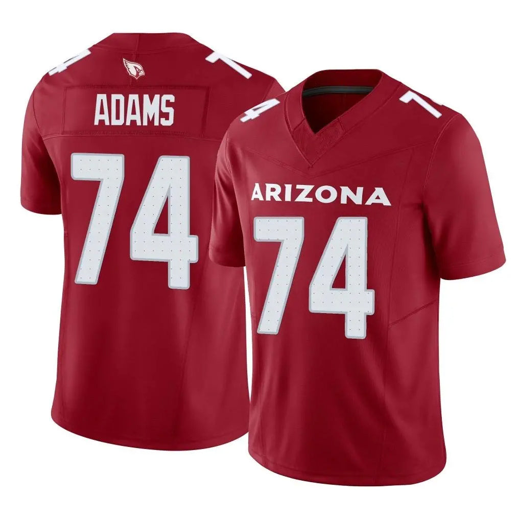 Cooneas A.Cardinals #74 Isaiah Adams Player Cardinal Vapor F.U.S.E. Limited Home Game Stitched Jerseys
