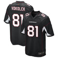 Cooneas A.Cardinals #81 Travis Vokolek Player Black Game Stitched Jerseys