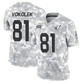 Cooneas A.Cardinals #81 Travis Vokolek Player Camo Salute to Service Limited Stitched Stitched Jerseys