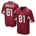 Cooneas A.Cardinals #81 Travis Vokolek Player Cardinal Game Stitched Jerseys