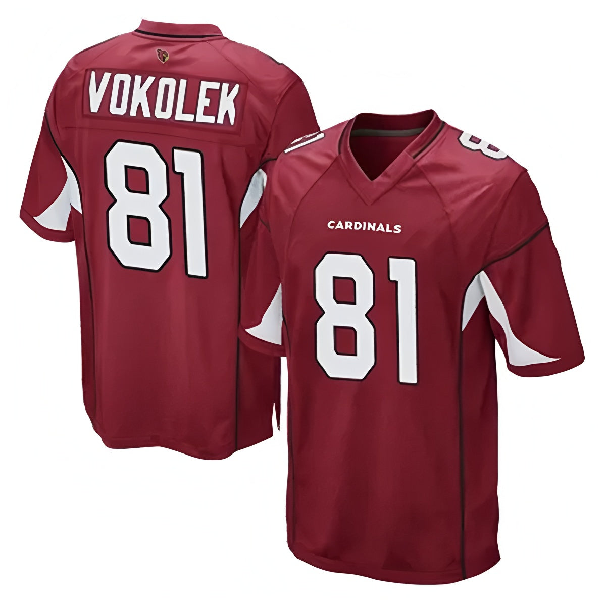 Cooneas A.Cardinals #81 Travis Vokolek Player Cardinal Game Stitched Jerseys