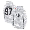 Cooneas A.Cardinals #97 Walter Nolen Player Arctic Camo Salute to Service Limited Hoodies Stitched Jerseys