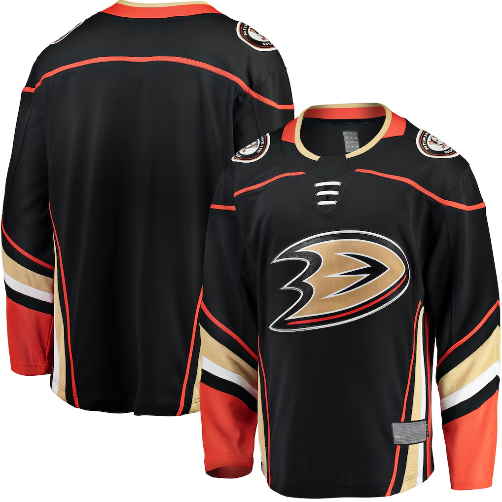 Cooneas A.Ducks Black Breakaway Home Jerseys