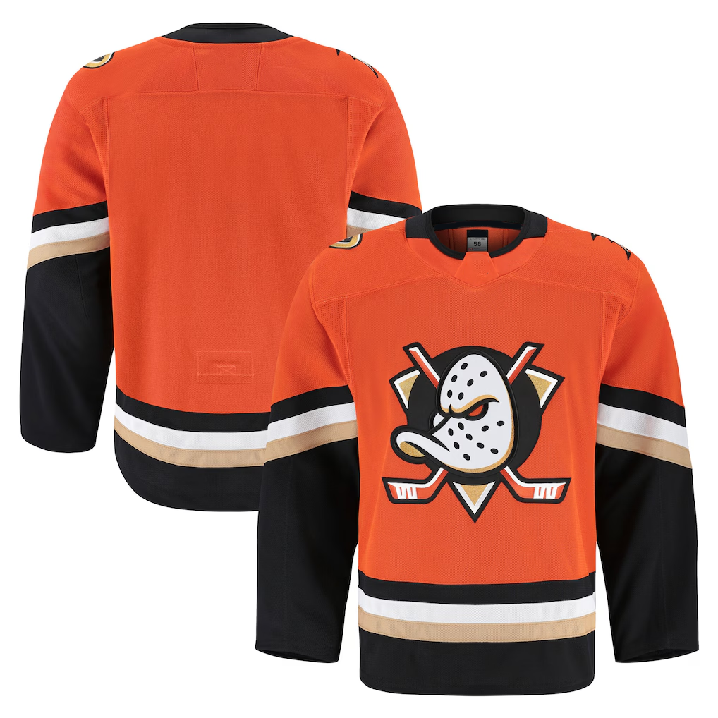 Cooneas A.Ducks Orange Home Authentic Pro Jerseys