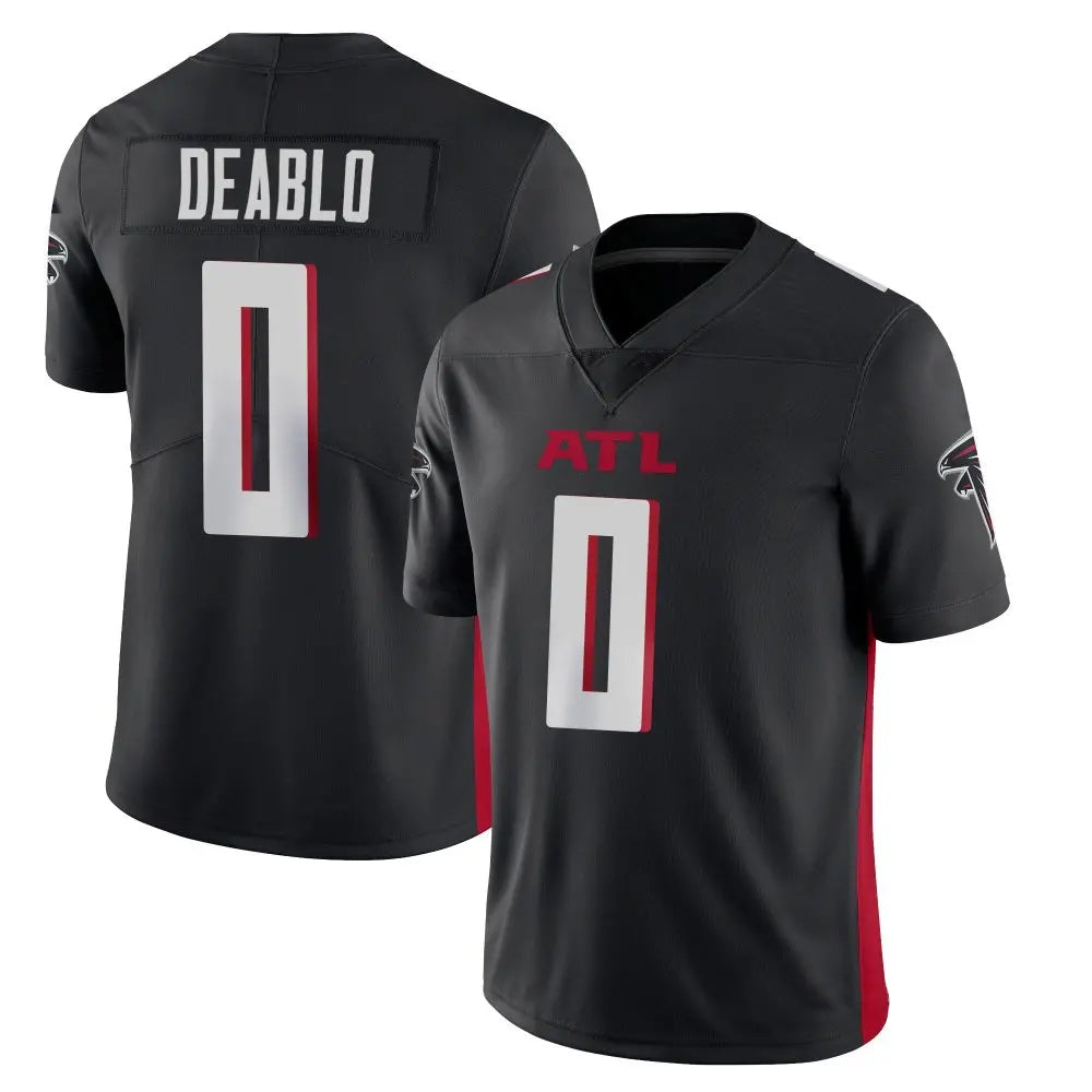 Cooneas A.Falcons #0 Divine Deablo Player Black Vapor Limited Home Game Stitched Jerseys
