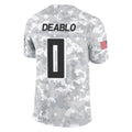 Cooneas A.Falcons #0 Divine Deablo Player Camo Salute to Service Limited Stitched Jerseys