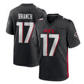 Cooneas A.Falcons #17 Zachariah Branch Player Black Home Game Stitched Jerseys