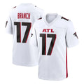 Cooneas A.Falcons #17 Zachariah Branch Player White Home Game Stitched Jerseys