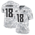 Cooneas A.Falcons #18 Kirk Cousins Player Arctic Camo Salute to Service Limited Stitched Jerseys