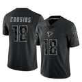 Cooneas A.Falcons #18 Kirk Cousins Player Black RFLCTV Limited Stitched Jerseys
