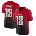 Cooneas A.Falcons #18 Kirk Cousins Player Red Vapor Untouchable Limited Home Game Stitched Jerseys