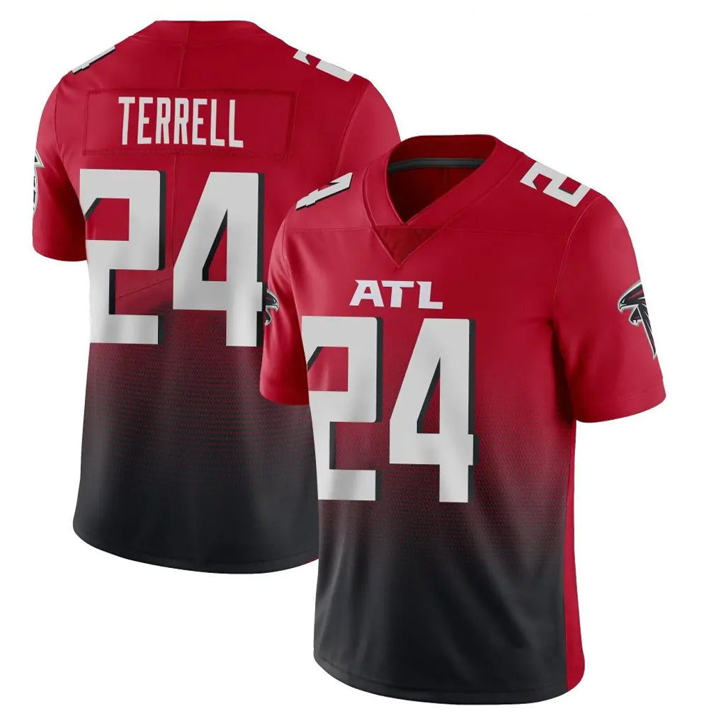 Cooneas A.Falcons #24 A.J. Terrell Jr. Player Red Vapor Untouchable Limited Home Game Stitched Jerseys