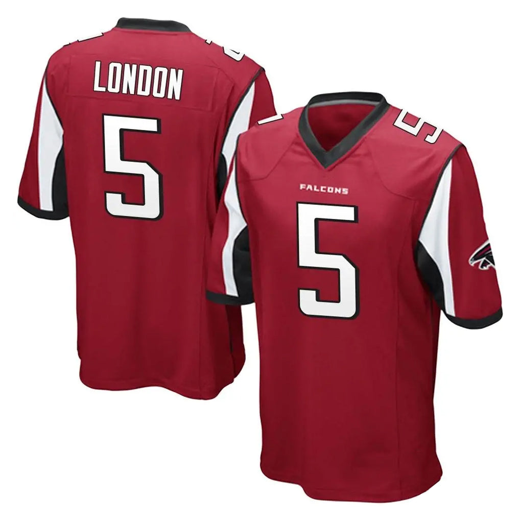 Cooneas A.Falcons #5 Drake London Player Red Color Vapor Home Game Stitched Jerseys
