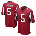 Cooneas A.Falcons #5 Drake London Player Red Color Vapor Home Game Stitched Jerseys