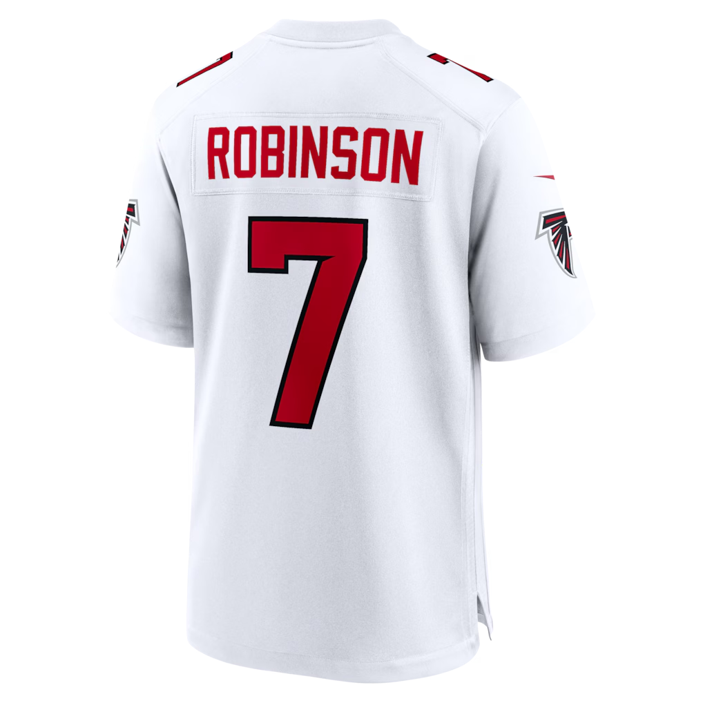 Cooneas A.Falcons #7 Bijan Robinson White Game Stitched Jerseys