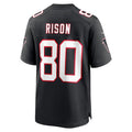 Cooneas A.Falcons #80 Andre Rison Player Black Throwback Limited Home Game Stitched Jerseys