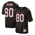 Cooneas A.Falcons #80 Andre Rison Player Mitchell & Ness Black 1992 Legacy Stitched Jerseys