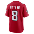 Cooneas A.Falcons #8 Kyle Pitts Sr. Red Game Stadium Jerseys