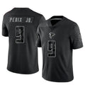 Cooneas A.Falcons #9 Michael Penix Jr. Player Black RFLCTV Limited Stitched Jerseys