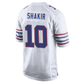 Cooneas B.Bills #10 Khalil Shakir Player White Alternate Home Game Stitched Jerseys
