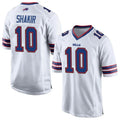 Cooneas B.Bills #10 Khalil Shakir Player White Home Game  Stitched Jerseys