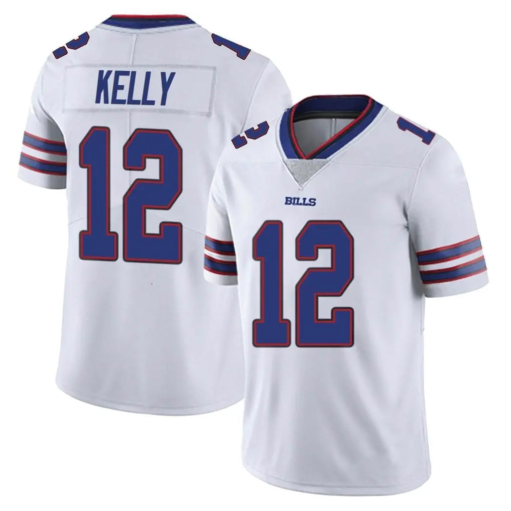 Cooneas B.Bills #12 Jim Kelly Player White Vapor Untouchable Limited Stitched Jerseys