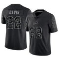 Cooneas B.Bills #22 Ray Davis Player Black RFLCTV Limited Stitched Jerseys