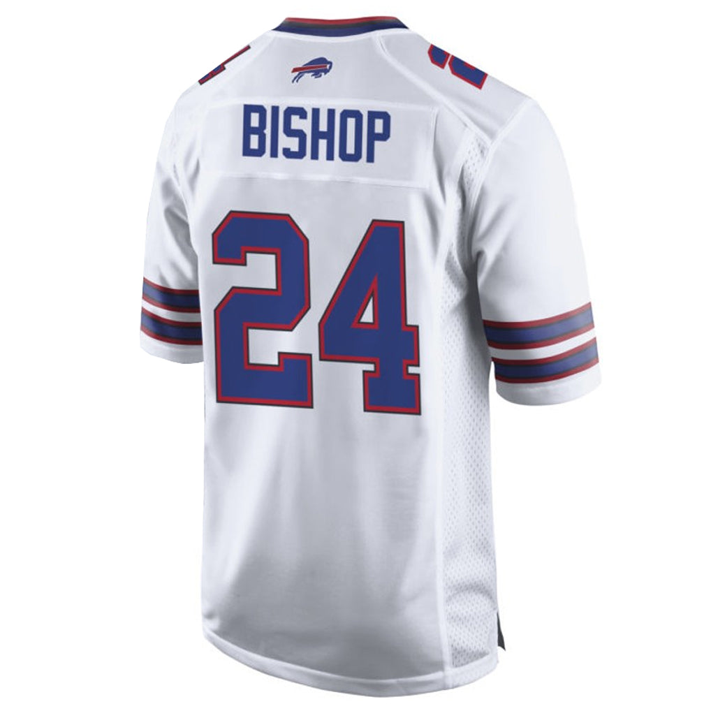 Cooneas B.Bills #24 Cole Bishop Player White Home Game Stitched Jerseys