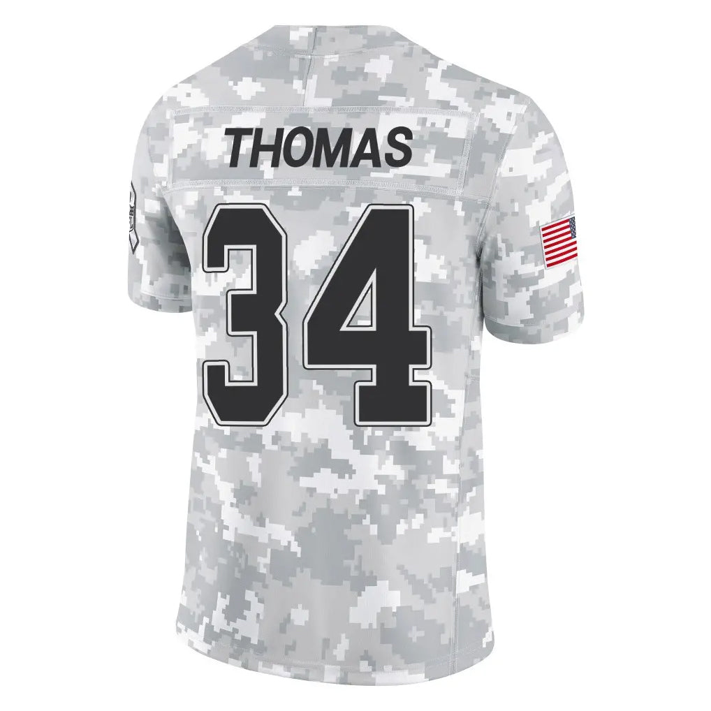 Cooneas B.Bills #34 Thurman Thomas Player Arctic Camo Salute to Service Limited Stitched Jerseys
