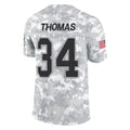Cooneas B.Bills #34 Thurman Thomas Player Arctic Camo Salute to Service Limited Stitched Jerseys