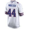 Cooneas B.Bills #44 Joe Andreessen Player White Home Game Stitched Jerseys