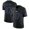 Cooneas B.Bills #47 Christian Benford Player Black Impact Limited Stitched Jerseys