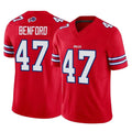 Cooneas B.Bills #47 Christian Benford Player Red Vapor F.U.S.E. Limited Stitched Jerseys