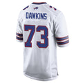 Cooneas B.Bills #73 Dion Dawkins Player White Home Game Stitched Jerseys