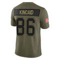 Cooneas B.Bills #86 Dalton Kincaid Player Olive Salute to Service Limited Home Game Stitched Jerseys