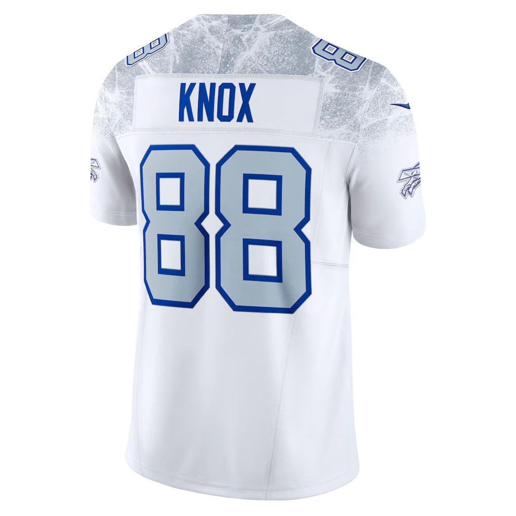 Cooneas B.Bills #88 Dawson Knox White 2025 Rivalries Collection Limited Stitched Jerseys