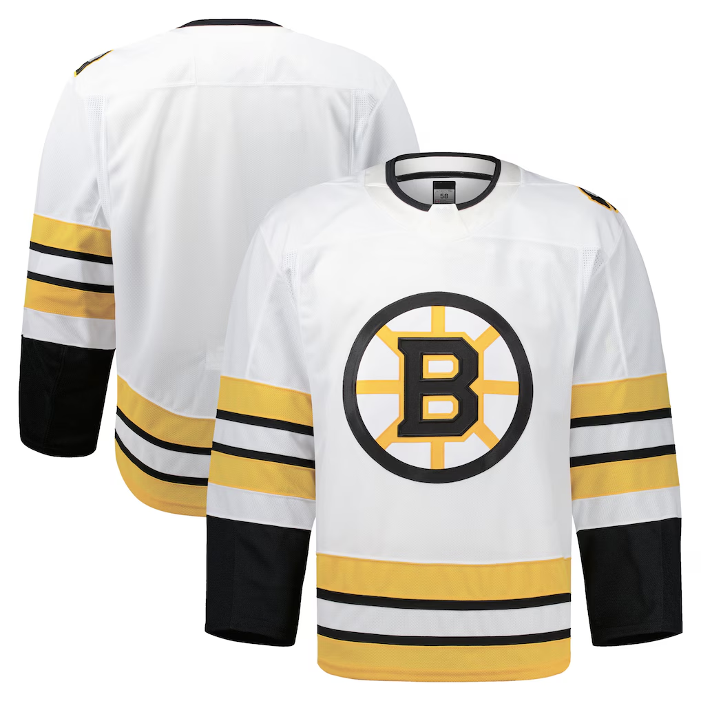 Cooneas B.Bruins White Away Authentic Pro Stitched Jerseys